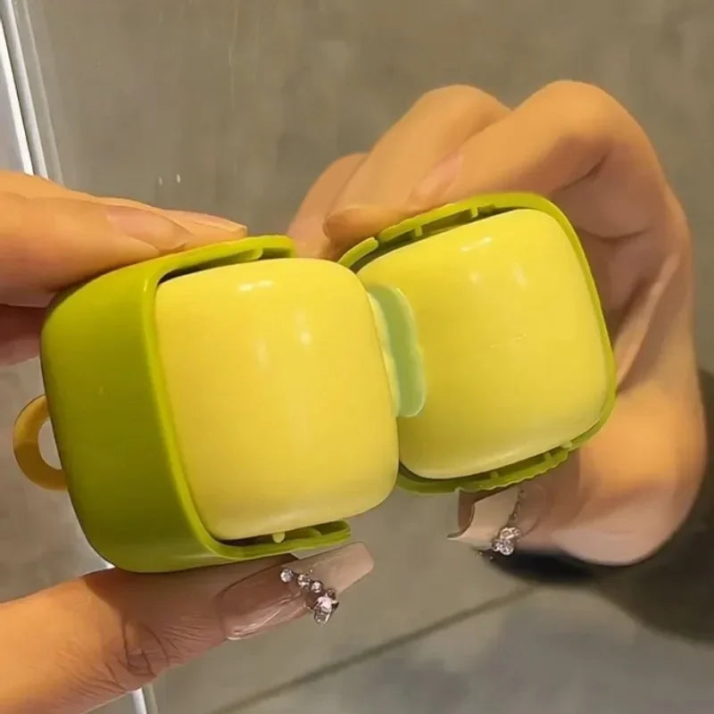Mini Reusable Washable Lint Roller Strong Adhesive Hair Sticking Machine Dust Removal Brush for Clothes Pets Furniture Cleaning 2.0